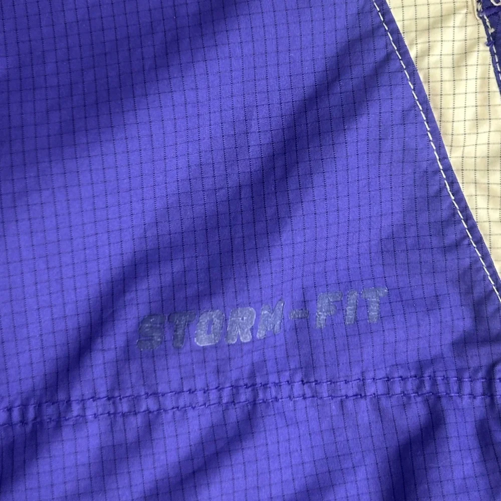 Nike Men's XXL Philadelphia Eagles Storm Fit Purple Windbreaker Jacket READ FLAW